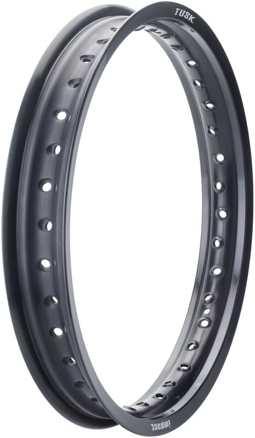 Tusk Impact Rim - Rear 36 Spoke Hole, 18 x 2.15 Black Compatible with Yamaha YZ450F 2022-2025