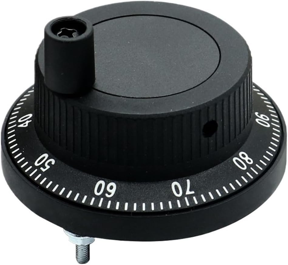 Plastic Handwheel Pulser 61mm Pulse 100 25 5V 24V 4Pin 6Pin Manual Pulse Generator Hand Wheel Machine Rotary Encoder(4Pin 5V 100 Pulse)