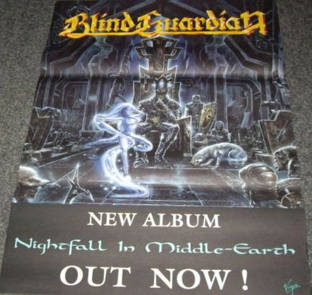 Affiche Blind Guardian Nightfall In Middle-Earth poster 50x70 cm