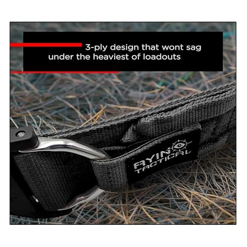 Cinto TÁTICO de liberação rápida Rigger MOLLE Cinto interno de 1,5 pol. e externo de 2 pol. Faixa tá