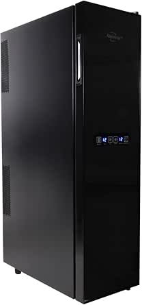 Koolatron 18-Bottle Dual-Zone Wine Cooler with Glass Door