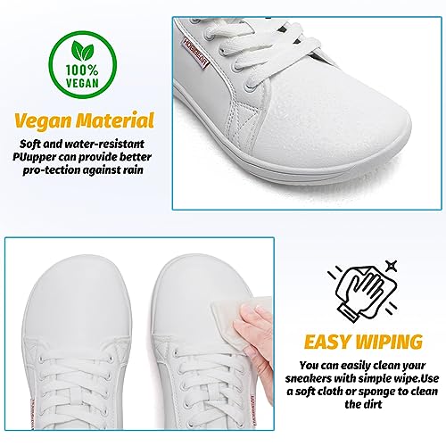 Image of HOBIBEAR Womens Mens Wide Minimalist Barefoot Sneakers Zero Drop Shoes Lightweight Comfortable