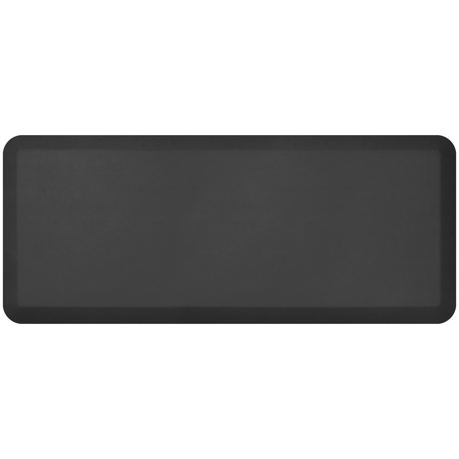 GelPro Anti-Fatigue Designer Comfort Kitchen Floor Mat, 20x48”, Leather Grain Jet Stain Resistant Surface with 3/4” Thick Ergo-Foam Core for Health And Wellness