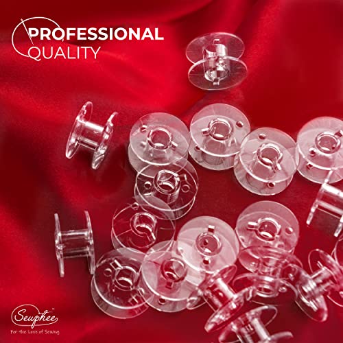 Fits Brother Sewing and Embroidery Bobbins - 25pcs, SA156, Clear - Thumbnail 4