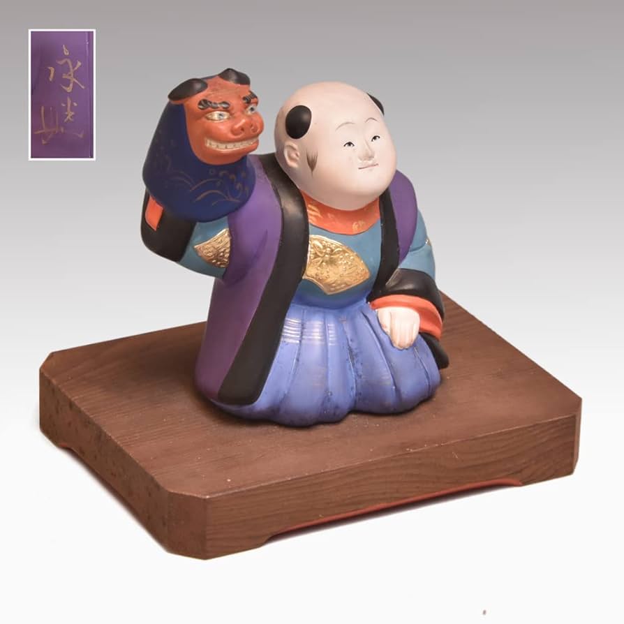 Amazon.co.jp: 吉田永光（作) 戦前作 「獅子舞」 初期 日本人形