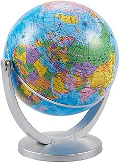 Juvale Small World Globe for Office Desktop (5 Inches)