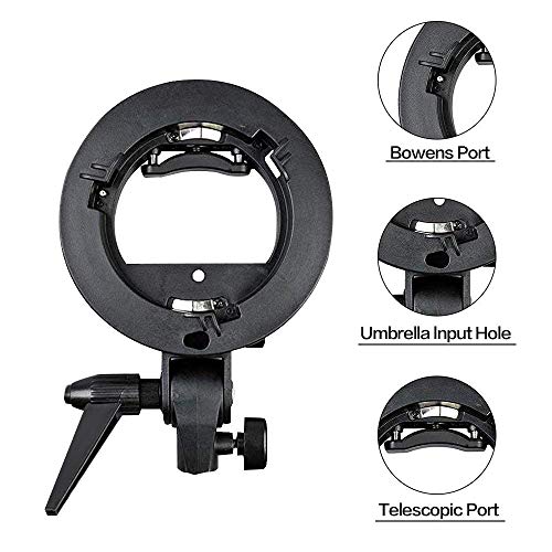 GODOX 31.5 * 31.5"/80x80cm Foldable Softbox kit with S-Type Bracket Bowens Mount Holder for Camera Flash Speedlight Studio Photography