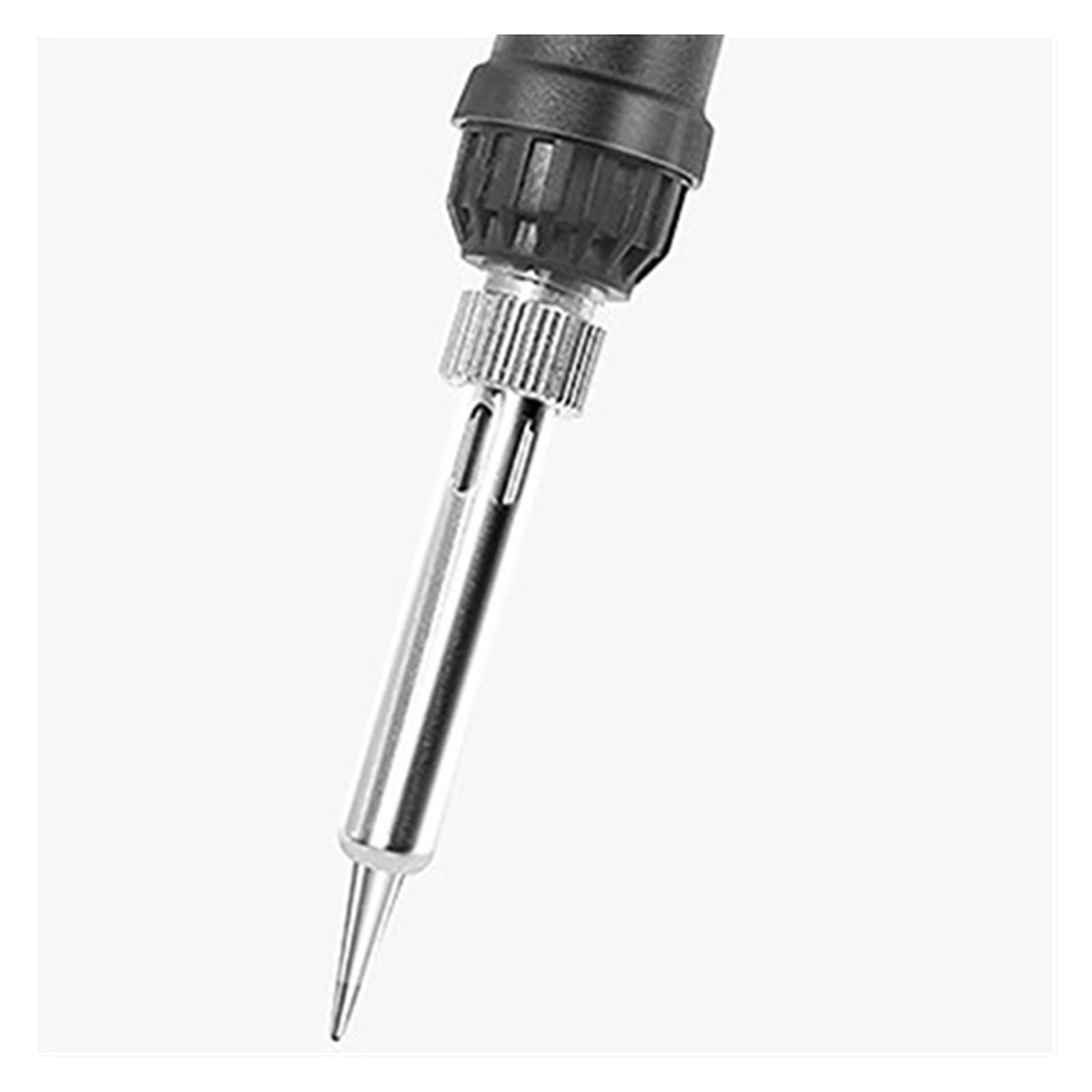 Kit De Soldador Eléctrico 80 W, Herramienta Soldadura Digital Con Temperatura Ajustable, Estaño Puntas Hierro, Herramientas Reparación Calentamiento Preciso(White,Set-5)