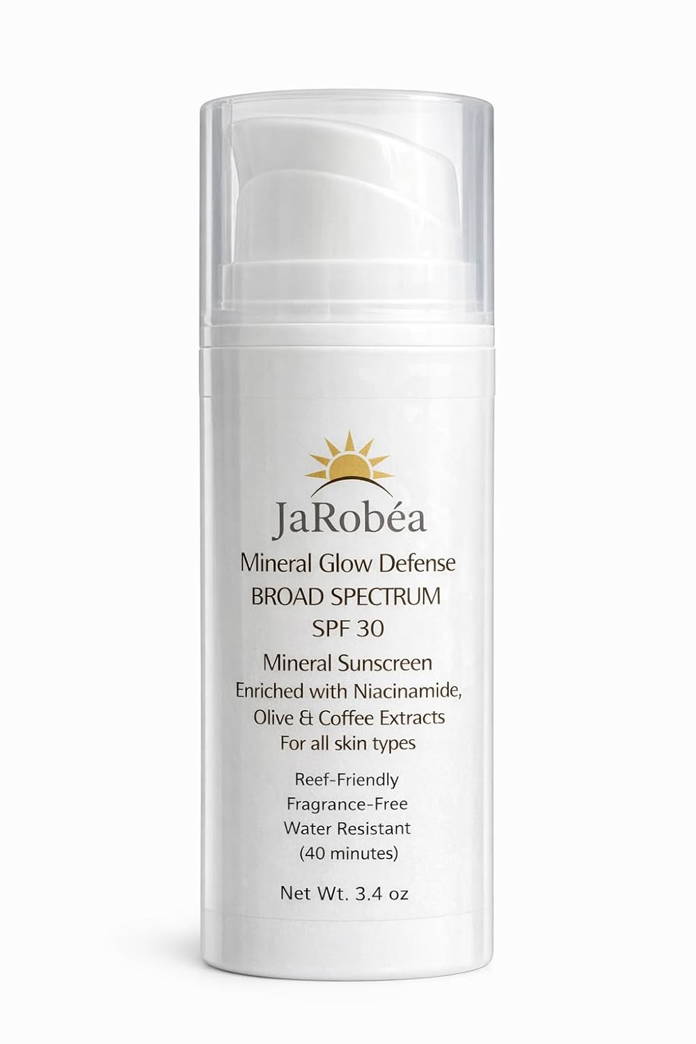JaRobéa Mineral Glow Defense sunscreen