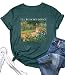 Garden Shirts for Women I'll Be in My Office Gardening Shirt Plant Lover Gardener T-Shirt Vintage Flowers Graphic Tee