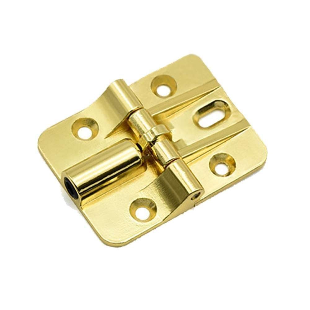 Dmlayhp Gold Adjustable 90 Degrees Positioning Hinge Door Hinge Flap Hinge Up And Down(Gold)