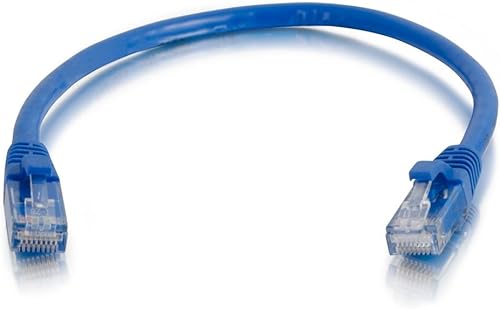 Miniatura 6 de C2G 27251 Cable Cat5e - Cable de conexión de red Ethernet blindado sin enganches, azul (7 pies, 7.0 ft)