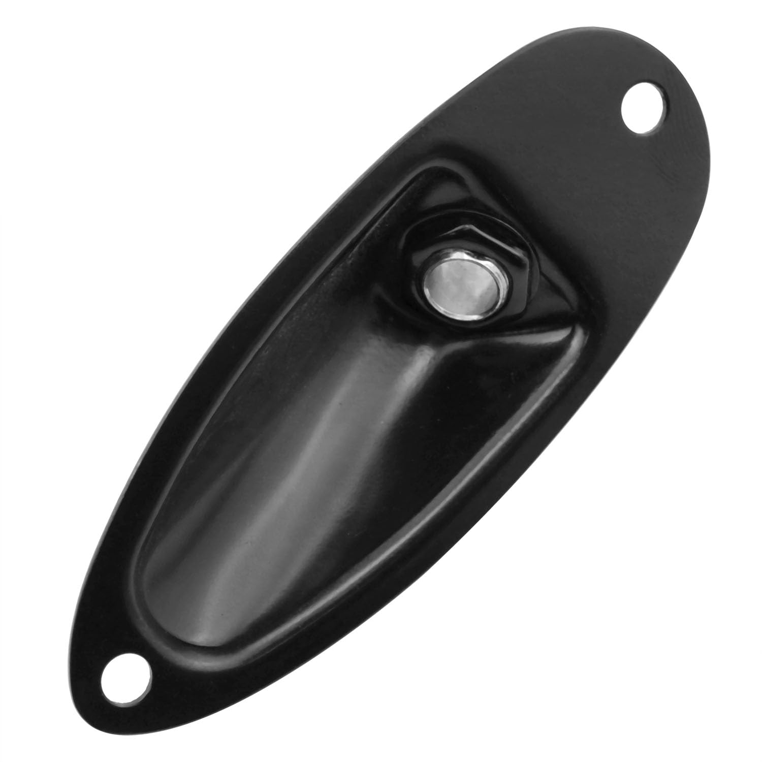 FINBe Guitar input jack Guitar jack plate Guitar Boat jack 1/4 inch with screws for Fender Stratocaster Strat St mono electric guitar for electric guitar replacement parts 1pcs