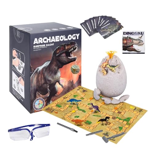 Simulation pour fouilles archéologiques de dinosaures et œuf éducatif interactif