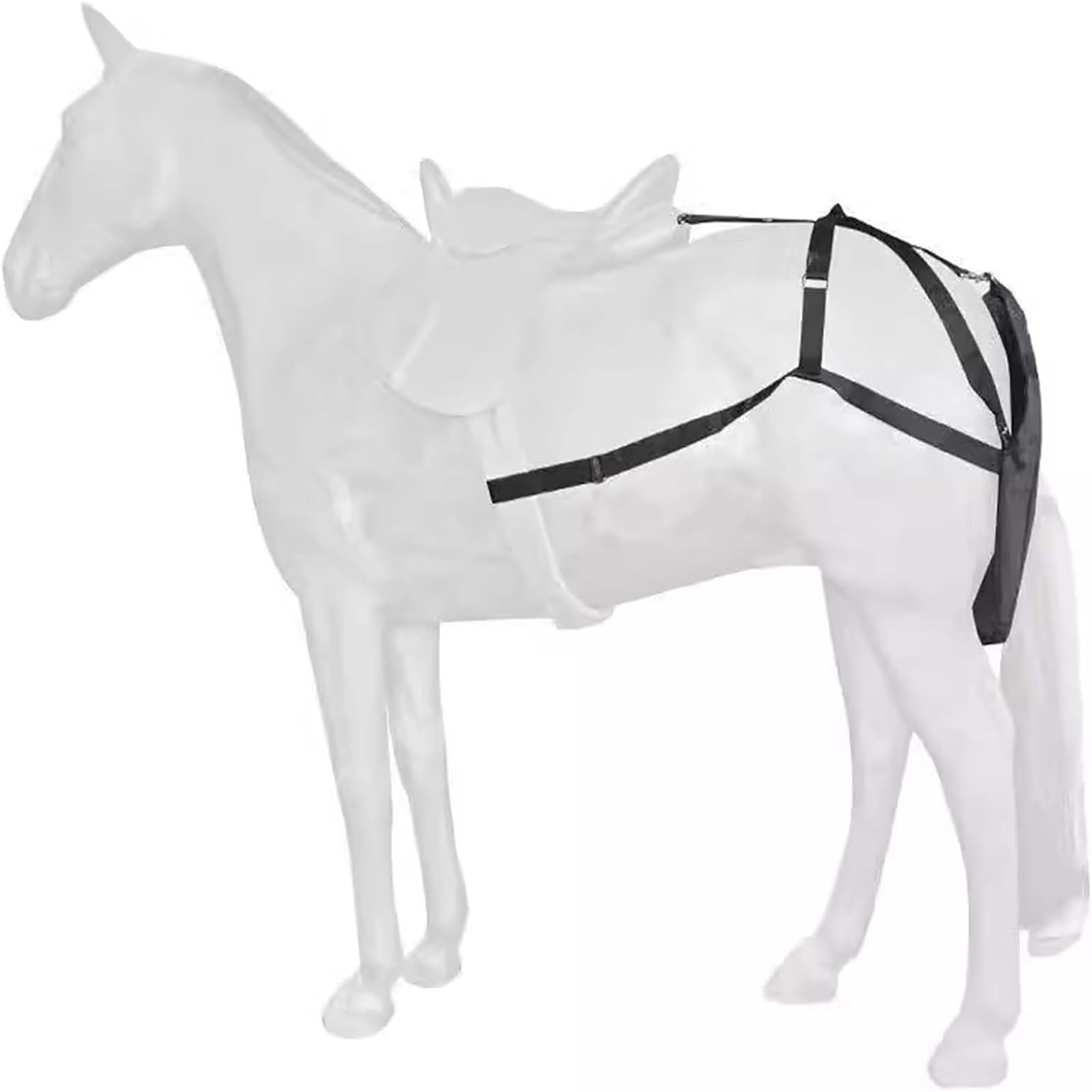 Bolsa recolectora de pañales for caballos y excrementos de caballo for carruajes de calle, bolsas for estiércol de caballo for áreas escénicas de equitación, bolsa recolectora ajustable for almacenami