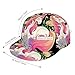 Men Women Pink Unicorn Flower Art Baseball Cap Snapback Dad Hat for Camping Golf Outdoor, Fashionable Comfortable Fit Peaked Cap