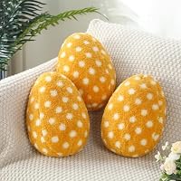 Amazon.co.jp: Namalu イースタークローピロー 卵型クッション 3個