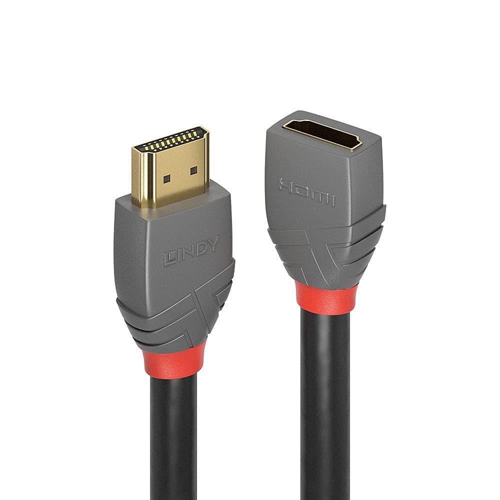 Lindy Gold 0.5M High Speed Hdmi Extension Cable. Anthra Line