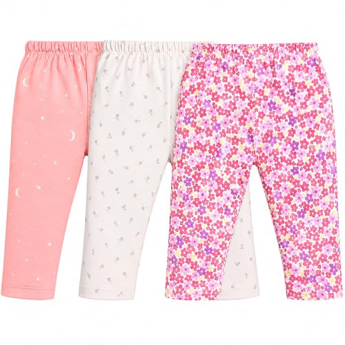 Image of EIO Baby Boys & Girls Cotton Pajamas Pants Combo Pack| Soft Breathable Unisex Sleepwear for Kids & Toddlers | Comfortable Nightwear for Infants | Kids Pyjama Pant