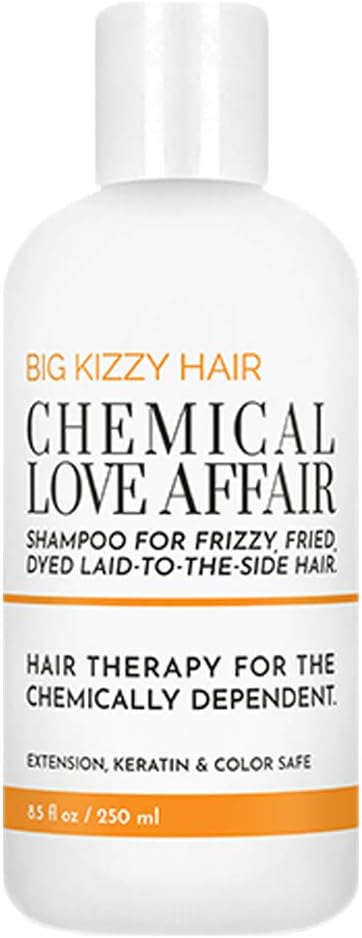 Big Kizzy Damage Repair Shampoo, Hair Care for Bleached, Highlighted & Coloured Hair, Keratin & Rice Protein Treat Prevent & Soothe Dry Fragile Hair, Extensions, Colour & Keratin Safe