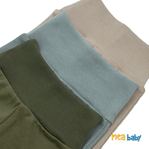 Pantalones unisex MEA BABY de algodón puro para el día a día de tu bebé, pack de 5 5