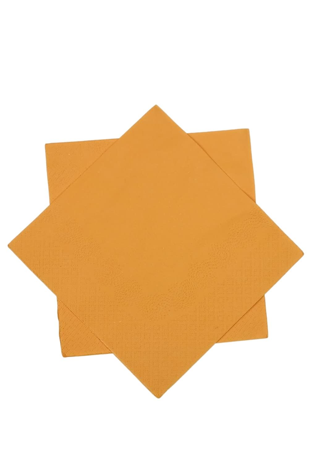 PRP Creation Paper Napkins for Birthday Wedding Anniversary Party Tissue Paper Napkins 2 Ply Pack of 20 (Orange)