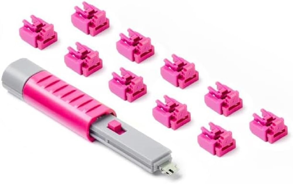 SmartKeeper NL03PKPK 10 x RJ45 Port Blockers with 1 x Lock Key Basic Pink SLSART-0061 SLSART0061 (SLSART-0061)