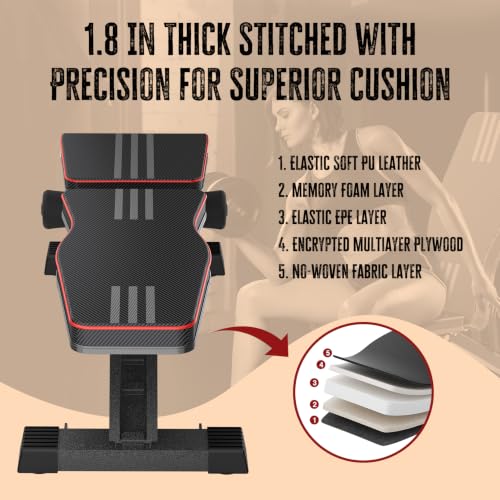 Image of Multi-Function All in 1 Weight Bench Set - Multi-Positions Heavy Duty Weight Lifting Sit Up Bench Workout Benchs Folding Bench Press for Home Gym