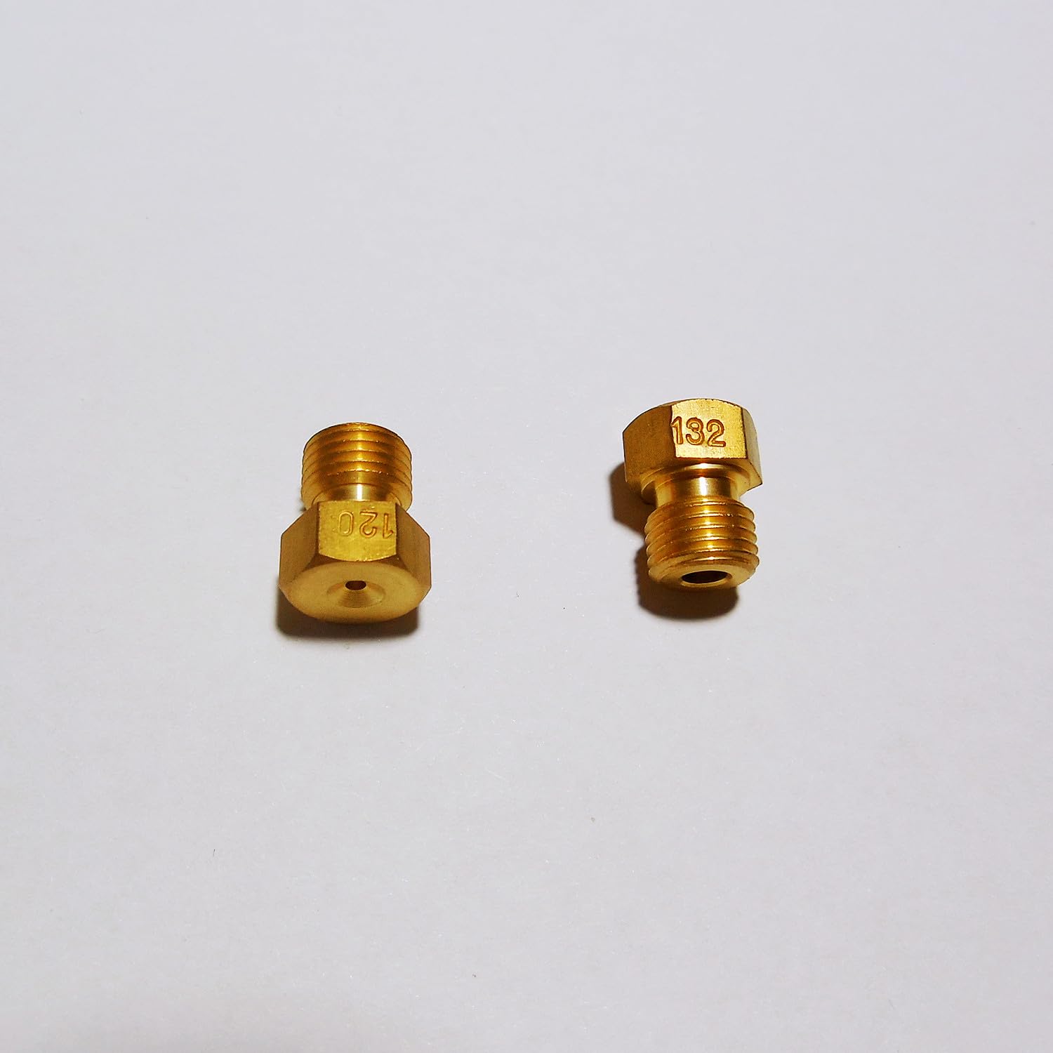 (12 pcs/pack) for Yamaha motorcycle Taikai/TK carburetor hexagonal main jet 7MM thread suitable for Y28V SRZ150 JYM150 JS150 etc. (120-122-125-128-130