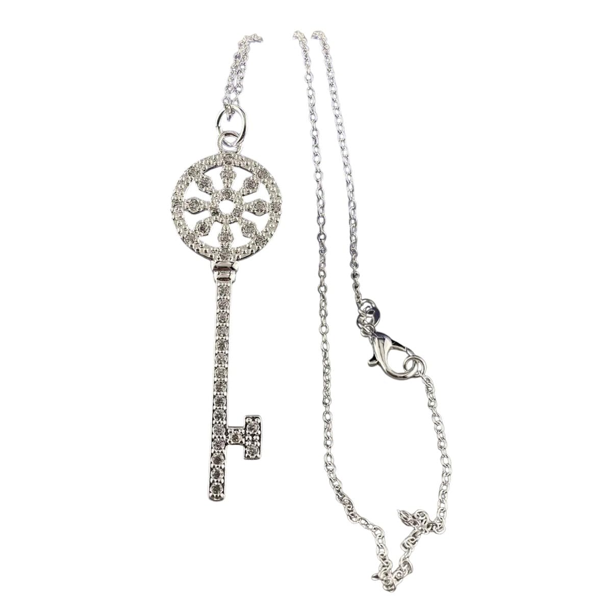 Collier clé en argent 925 pour accessoiriser vos tenues de soirée - 4