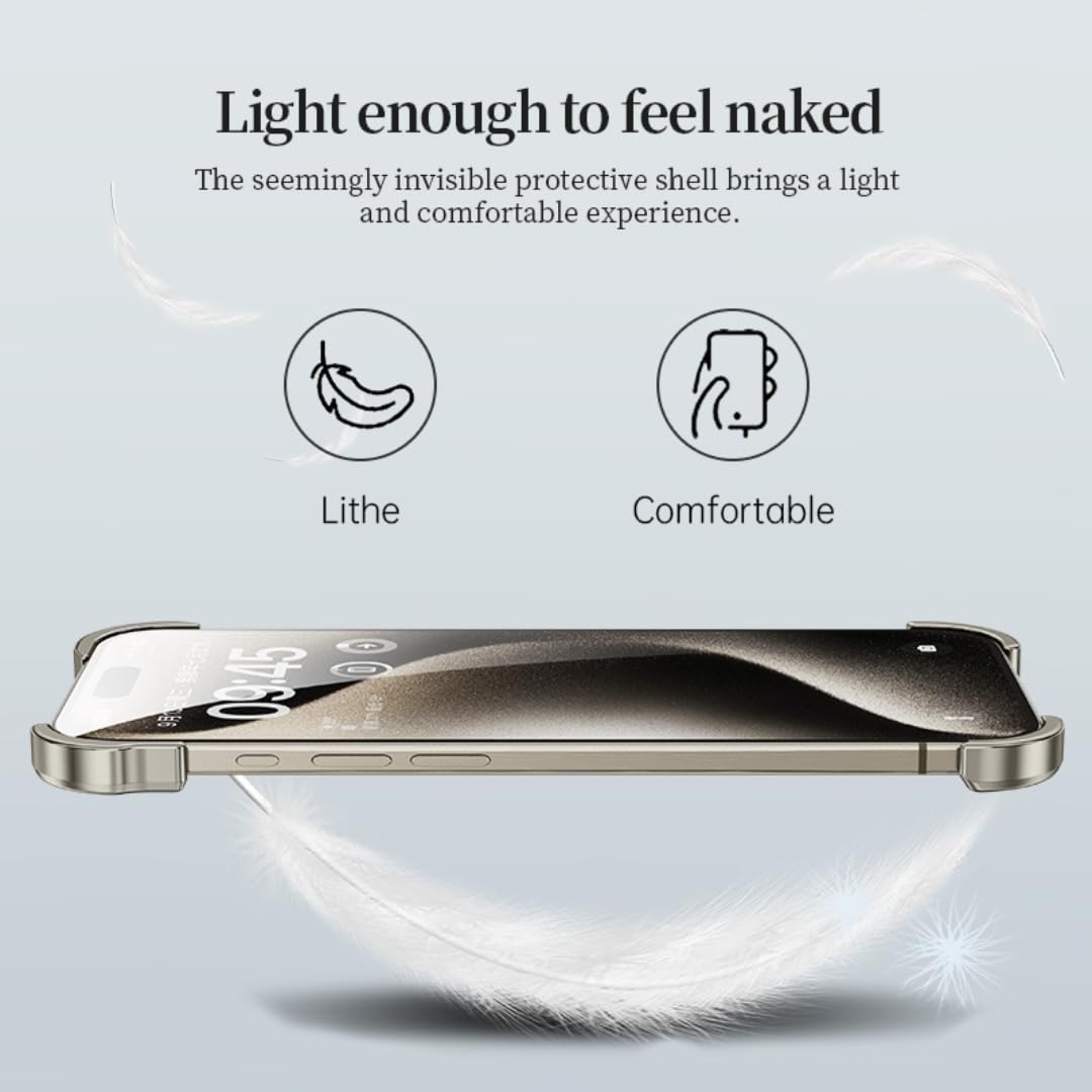 Luksusowe etui bumper ze stopu tytanu do iPhone'a 15 13 12 14 Pro Max 15 plus, metalowa folia ochronna na obiektyw, narożniki ochronne (do iPhone'a 15 Plus/niebieski)
