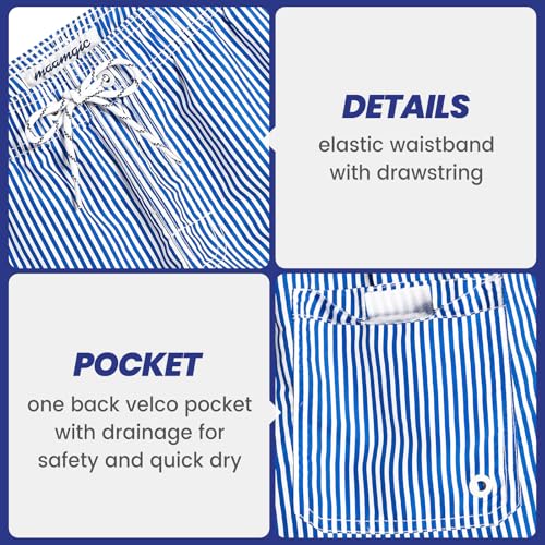 maamgic Mens Swim Trunks Quick Dry Swim Shorts with Mesh Lining Funny Swimwear Bathing Suits 7inch4