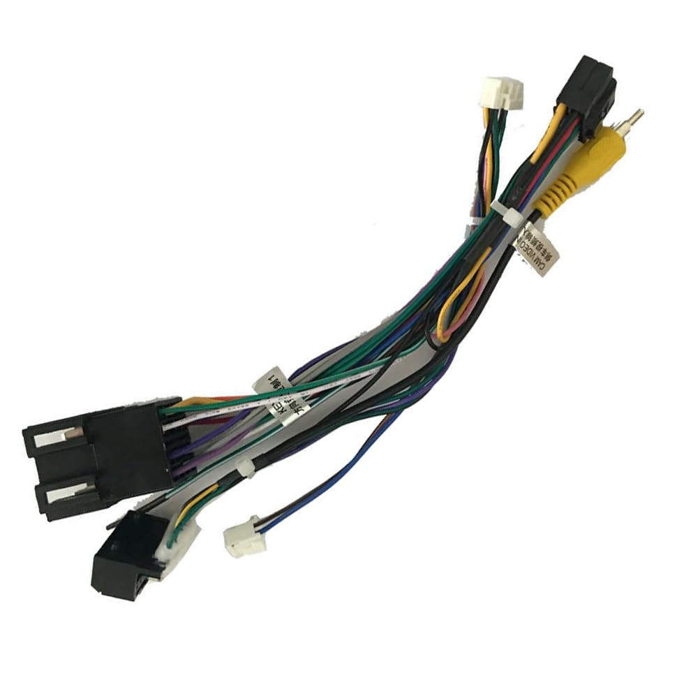 Oulesh Arnés Cableado para Zotye T600 X5, arnés de cableado del Adaptador de Radio de Coche 2 DIN
