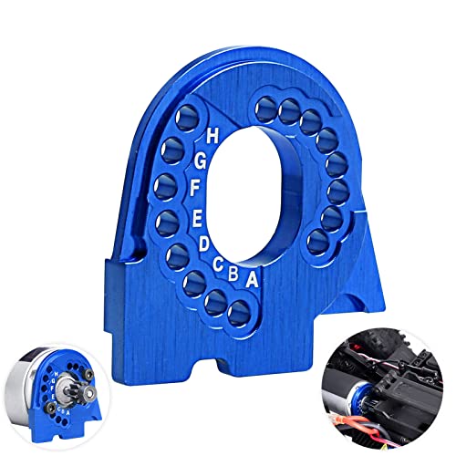 Image of Hobbypark Aluminum Motor Plate for Traxxas TRX4 TRX6 Motor Mounts (Blue)