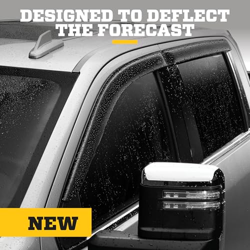 Husky Liners Select Outside Mount Rain Guards | Fits 2022-2026 Nissan Frontier, Crew Cab | Front & Rear Ventvisors, 4 pcs. | 2824788 by Husky Liners - Used condition - Image 2