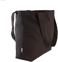 Vista 11 de Durable 100% algodón 12oz lona resistente extra grande bolsa de comestibles bolsa de playa bolsa de compras bolsa multiusos