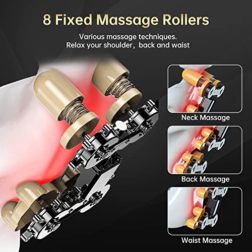 Smagreho Full Body Electric Zero Gravity Shiatsu Massage Chair With Back Heating And Foot Roller For Home And Office (Brown) #TOP4