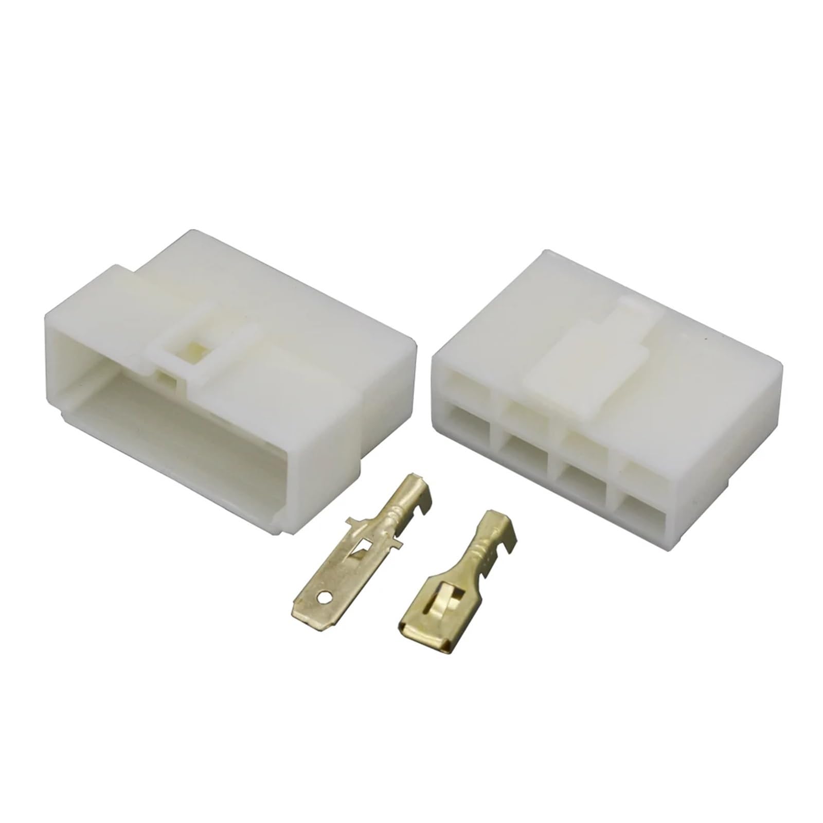 6,3mm 8 pines DJ7081-6.3-11/21 conector eléctrico automotriz Kits de enchufes de Terminal motocicleta Ebike Terminal de coche macho hembra (Size : 10 Sets)