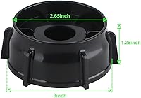 Vista 8 de Replacement parts 5-Cup Square Plastic Jar With Lid,Compatible with Oster Blenders