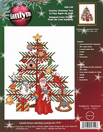 Broderie point de croix sapin de Noël à créer pour des fêtes magiques