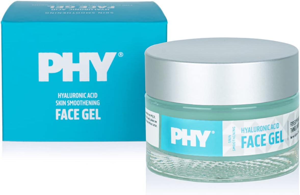 Phy Skin Smoothening Face Gel with Hyaluronic Acid + Niacinamide | Evens out wrinkles & fine lines to make the skin super smooth | Great moisturizer for all skin types, 60 gm | Winter Essential
