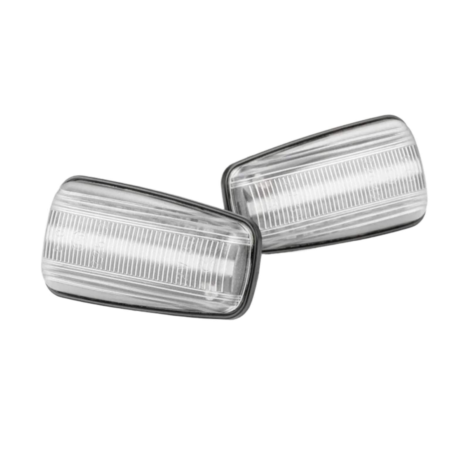 Frecce dinamiche laterali Compatibile Con Fiat Per Scudo Per Ulysse Lampada Di Posizione Laterale Per Auto Indicatore Di Direzione Indicatore Di Direzione Lampeggiante Accessori 2 Pezzi(White,Dynamic)
