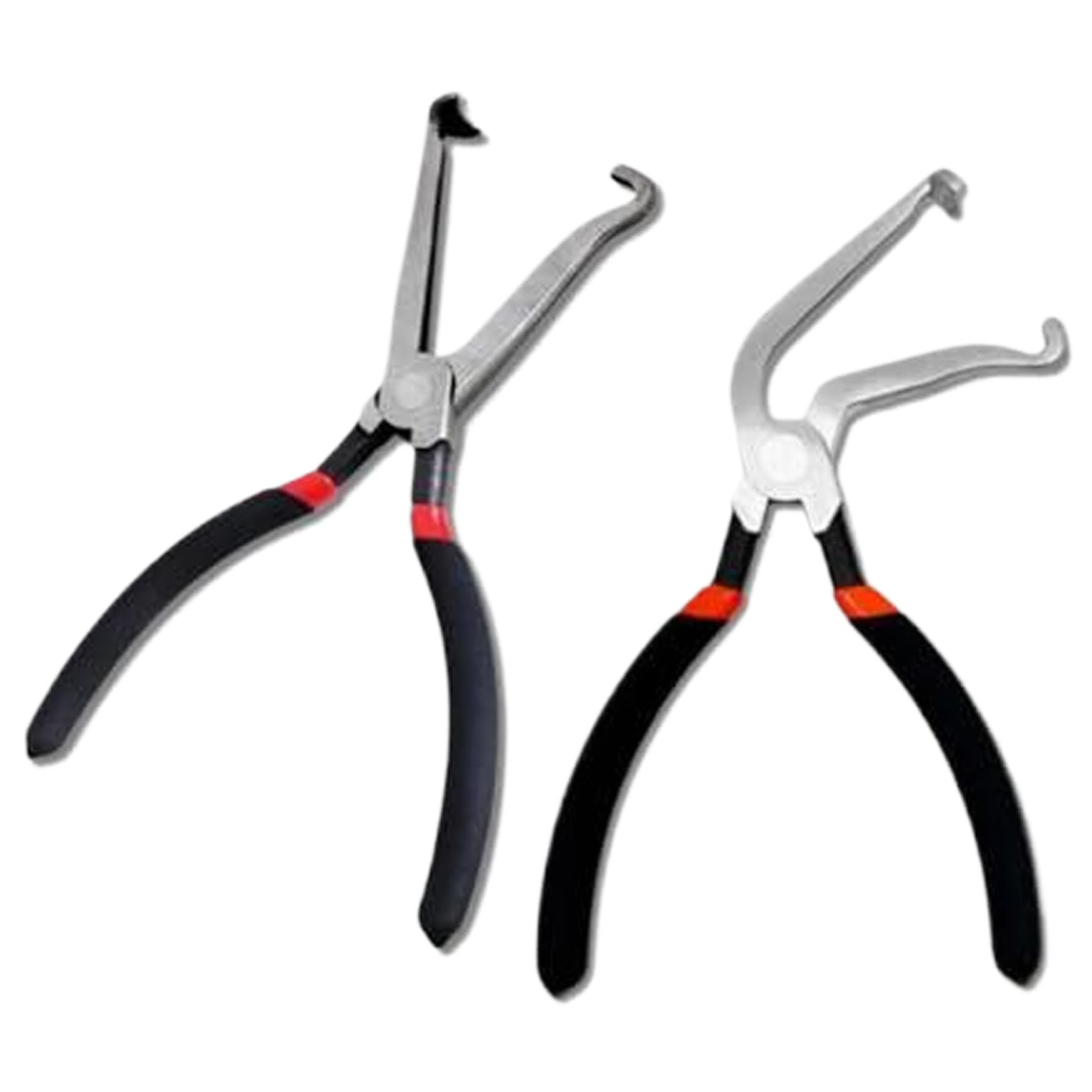 Electrical Disconnect Pliers, 2PCS Fuel Line Disconnect Tool Set, Electrical Connector Pliers, for Cars (60° + Straight) Connector