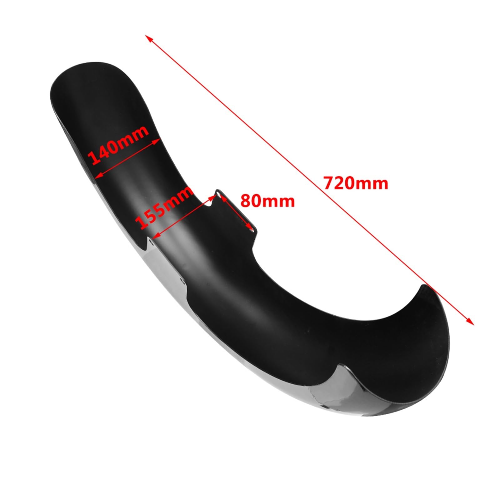 Parafango Motocicletta Parafango Anteriore Avvolgente Per Ruota Plastica ABS Nero Lucido Per Moto 21 Pollici Per Touring Electra Street Glide CVO Custom Baggers Fender Motocicletta