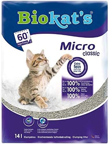 Biokat Micro Gruming Classic - Arena para gatos prácticamente sin...