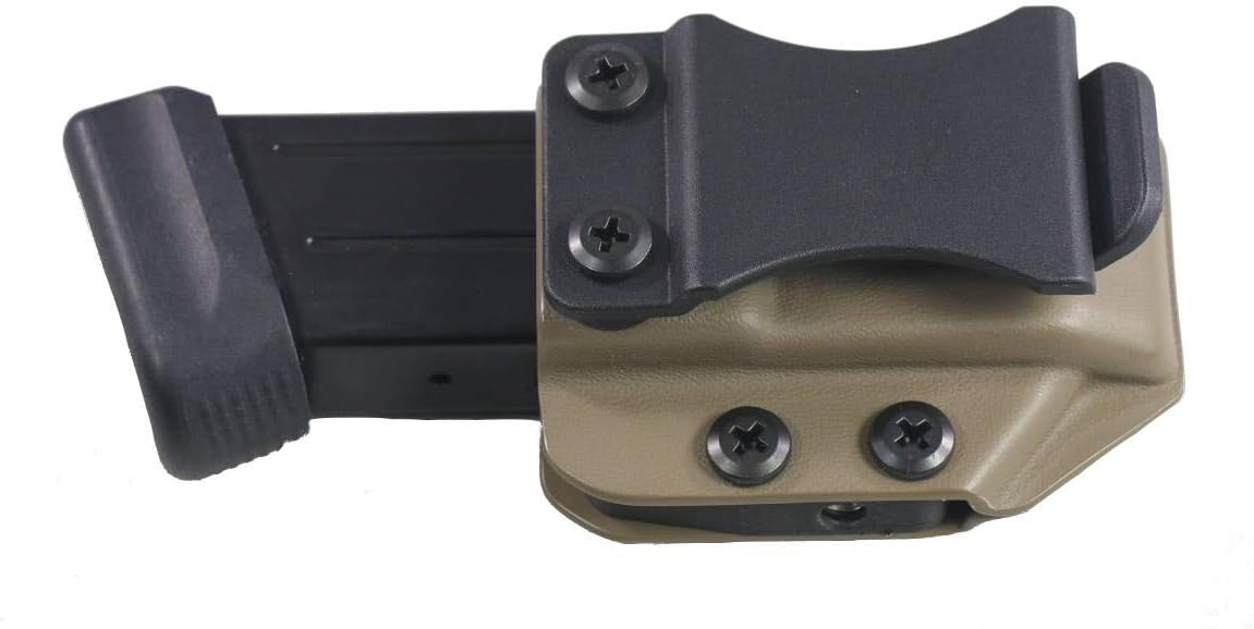 FDO Industries IWB/OWB 9mm/.40 Kydex Double Stack Pistol Mag Carrier -Made in USA-