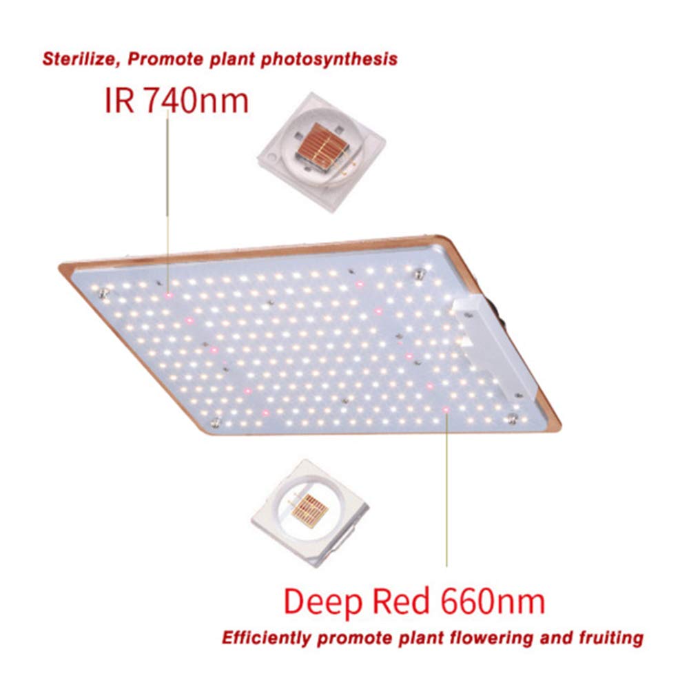 Lámpara de Planta LED regulables de 2000W, 228 LED Ultrafino IP65 Impermeable Espectro completo Lámparas de cultivo de plantas de placa cuántica para carpa de invernadero interior