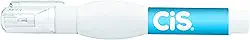 Caneta Corretiva Ponta Metal 7ml, CIS, 31.0102, Branca, Blister c/1 unidade