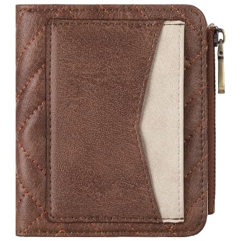 FALAN MULE Wallet Women Rfid Blocking Small Compact Bifold Leather Pocket Ladies purse with ID Window Cover