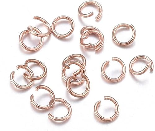 Miniatura 5 de 100 anillos de salto de acero inoxidable 304, calibre 20 de 0.236 in (0.031 in de grosor)